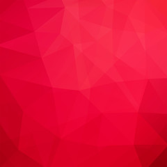 Obraz premium Background of geometric shapes. Red mosaic pattern. Vector EPS 10. Vector illustration