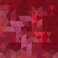 Fototapeta premium Triangle vector background. Can be used in cover design, book design, website background. Vector illustration. Red, brown colors.
