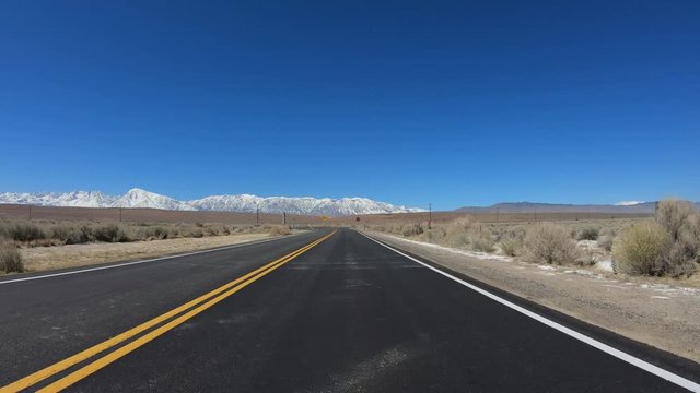 Drive through Inyo County and Yosemite in California - travel photography