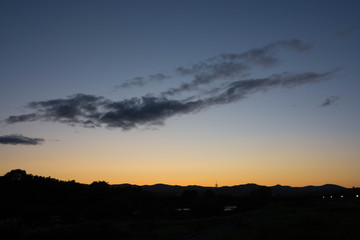 美しい夕焼け空