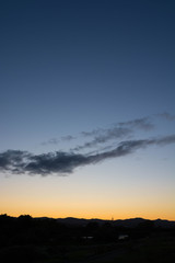 美しい夕焼け空