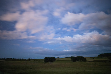 Fototapeta premium Starry Cloudy Sky