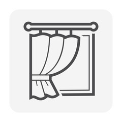 curtain blind icon