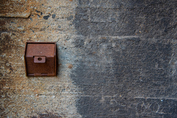 old switch on wall