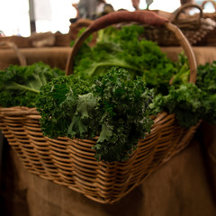 Fototapeta premium Fresh veg in a basket