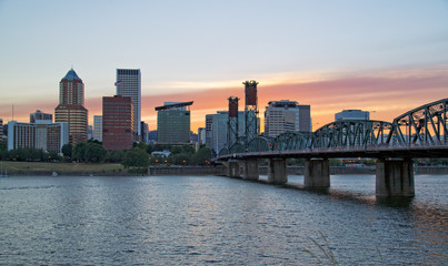 Skyline of Portland 