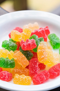 Sweet And Sour Colorful Gummy Bears