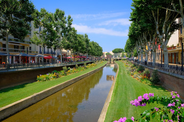 Streets of Perpignan, France