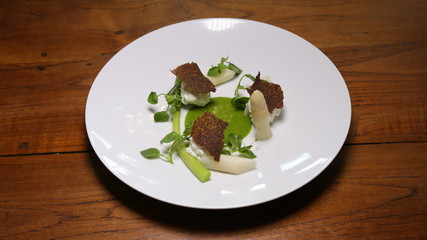 salad on a plate