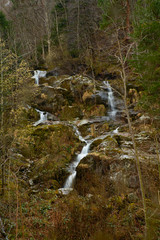 Ruisseau s'écoulant dans la montagne