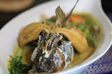 fish with sauce