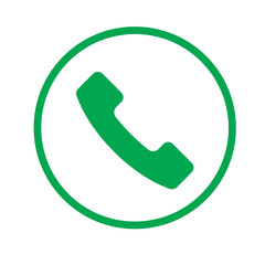 phone vector icon, telephone symbol