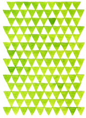 模様を描いた水彩画