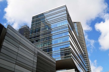 Modern Office Buildings in Downtown Miami,Florida