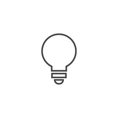 Lightbulb graphic design template vector isolated