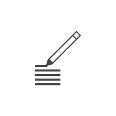 Copywriter graphic design template vector isolated