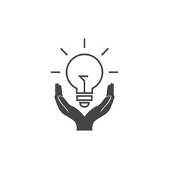 Lightbulb graphic design template vector isolated