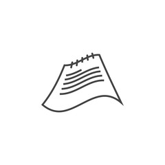 Document graphic design template vector isolated