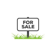 For sale sign graphic design template vector isolated