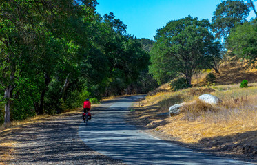 Country Road and Person on Bike-01