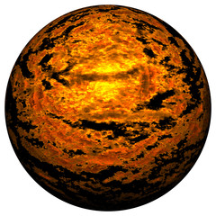 3D Bild Kugel Textur