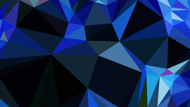 Cool Blue Polygon