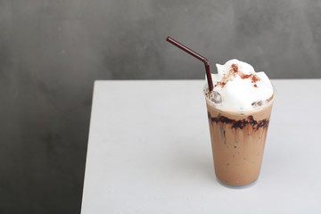 Ice Mocha coffee