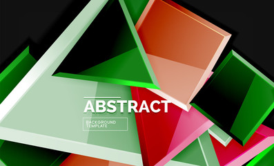 Shiny style geometric background