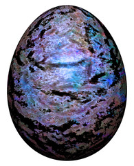 3D Bild - Ei bemalt transparenter Background