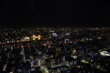 Fototapeta na wymiar 東京下町の夜景