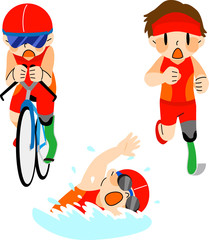 障害者スポーツ　トライアスロン