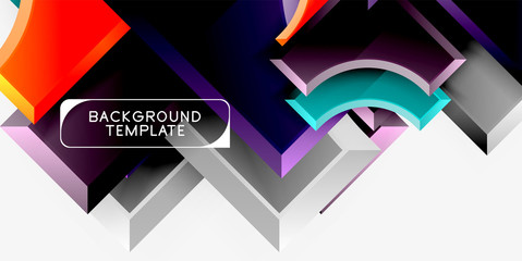 Modern geometrical abstract background