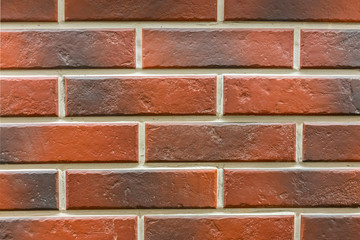 New brown brick background