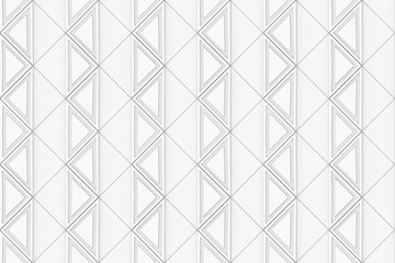 3d rendering. seamless modern white square grid tile pattern design wall texture background.