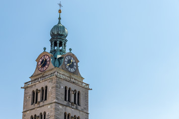 Fototapeta premium Kirchturm in Regensburg