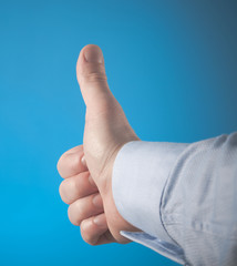 Hands of businessman