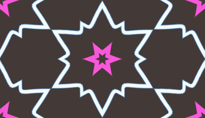 Pattern tile, ornate geometric pattern and abstract colored background