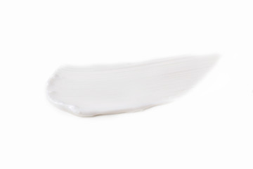 Cosmetic face cream, mask isolated on white background