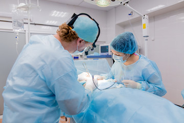 surgeon in surgery room