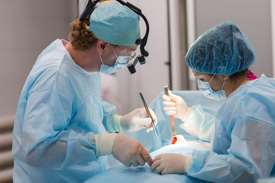 surgeon in surgery room