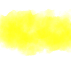 Abstract watercolor background yellow