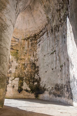 Obraz premium Ancient Archeological Park in Syracuse, Sicily, Italy