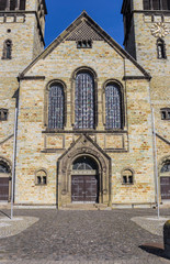 Fototapeta na wymiar Front view of the St. Clemens church in Rheda-Wiedenbruck, Germany