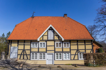 Front af the old water mill in Rheda-Wiedenbruck, Germany