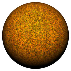 3D Bild Kugel mit Textur