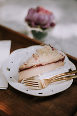 a blueberry desert