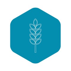 Inlet spike icon. Outline illustration of inlet spike vector icon for web