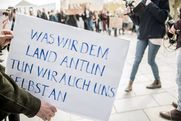 Demonstration zum Umweltschutz