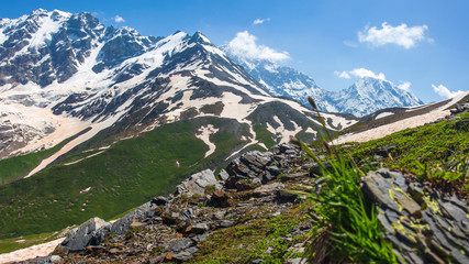 Scenic Caucasus mountains