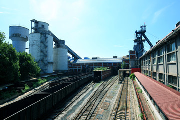 The plant and equipment of a coal mine